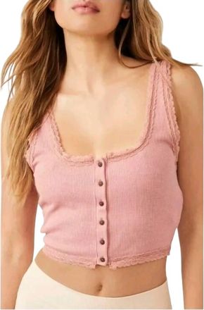 Free People Sugar Dreams Tank Top In Pink