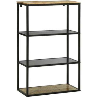 vidaXL Vidaxl - Estanter&iacute;a Marr&oacute;n 70 X 35 X 110 Cm Madera Maciza De Mango