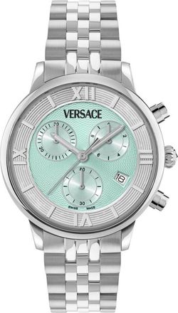 Versace Womens Classic Round Chrono Watch