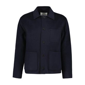 Nn.07 Nn07 - Morgan Jacket - Heren - Jassen - Blauw - Maat: S Wol