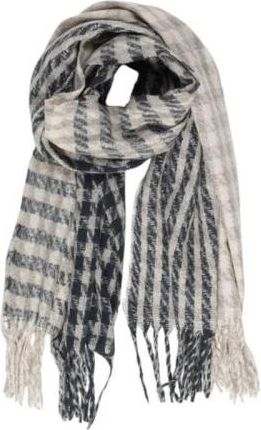 Only Grijze Polyester Sjaal Stijl - Dames - Wintersjaals - Grijs - ONE Size - Polyester - Accessoires