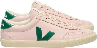 Veja Volley - Traced Leather Sneakers - Dames - Sneakers - Roze - 36 EU - Katoen - Schoenen