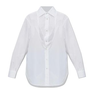 Maison Margiela Shirts, female, White, Size: 2XS Cotton Shirt