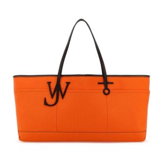 J.W.Anderson Tote Bags, female, Orange, Size: ONE SIZE Anchor Tote