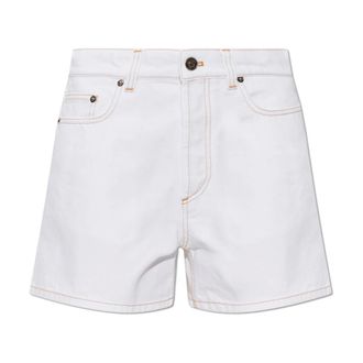 Versace Denim Shorts, female, White, Size: W26 Denim Shorts