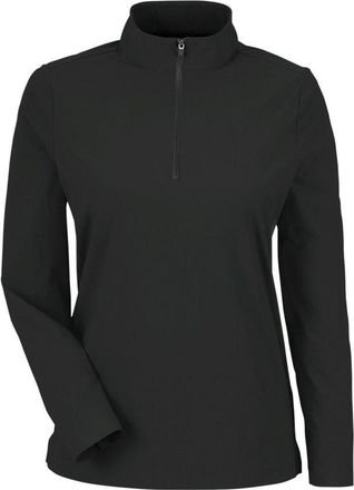 Devon & Jones Womens CrownLux Performance Windsor Welded Quarter-Zip Pullover
