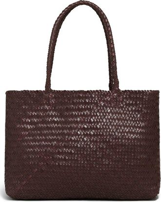 Madewell Handwoven Leather Tote in Coffee Bean at Nordstrom