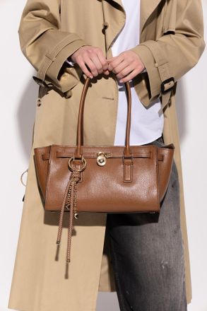 Michael Michael Kors Shoulder Bag Hamilton Moderne, Womens, Brown