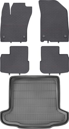 OEM Juego De Alfombrillas De Goma Para Coche Y Alfombrilla Para Maletero Para Fiat Tipo Sed&aacute;n A Partir De 2015