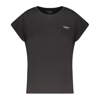 Pepe Jeans London T-Shirts, female, Black, Size: XS Short-sleeved T-shirt