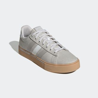 adidas Sneaker ADIDAS SPORTSWEAR DAILY 4.0, Damen, Gr. 44,5, weiss (grau one, grau two, crystal wei&szlig;), Synthetik, Textil, Schuhe Sneaker