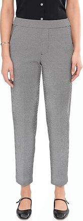 Liverpool L.A. Kayla Mid-rise Pull-on Trouser 28 Inseam Womens Clothing Black/White Mini Check : 14 24, Elastane/Polyester/Viscose