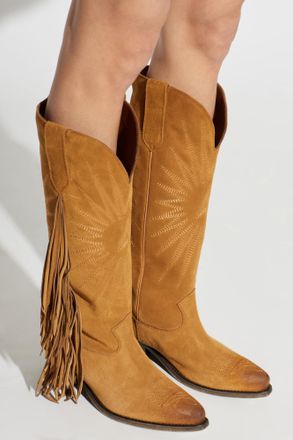 Golden Goose Heeled Boots Wish Star, Womens, Brown