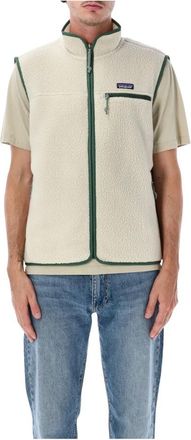 Patagonia Retro Pile Vest - Heren - Bodywarmers - Beige - L - Polyester - Fitness