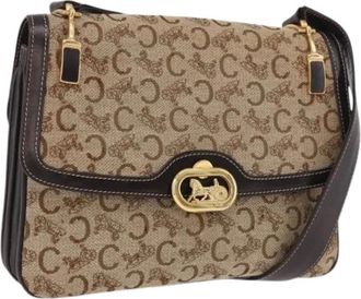 Celine Pre-owned Vintage Canvas Shoulder Bag - - Pre-owned - Donna - Beige - ONE SIZE