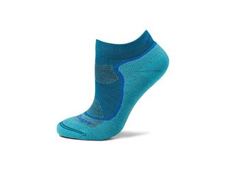 Darn Tough Light Hiker No Show Lightweight with Cushion Womens Crew Cut Socks Shoes Cascade : MD (US 7.5-9.5), Wool/Spandex/Nylon