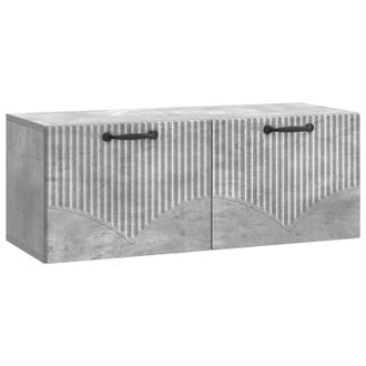 vidaXL Mueble Para Tv De Pared Gris Hormig&oacute;n 78,5 X 31 X 30 Cm Vidaxl