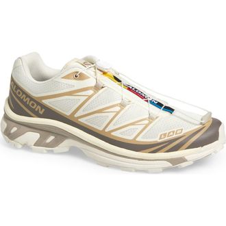 Salomon Gender Inclusive XT-6 Sneaker in Vanilla Ice/Iron/Etherea at Nordstrom, Size 12.5 Womens