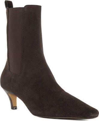 Dune London Odele Snip Toe Chelsea Boot in Brown at Nordstrom, Size 11Us