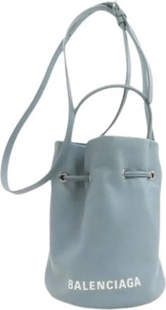 Balenciaga Pre-owned Bucket Bags, female, Blue, Size: ONE SIZE Pre-owned Vintage Bucket Bag