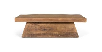 Giner&Colomer Mesa de centro rectangular en madera de mango natural