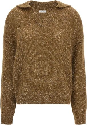 Brunello Cucinelli Mujer, Jerseys, Marr&oacute;n, Talla: XS