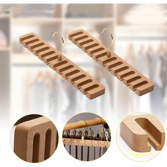 OEM Ccykxaa Juego De 2 Soportes Para Corbatas Y Cinturones - Para Armarios De Madera - Montaje En Pared - Organizador De Armarios - Crezuo