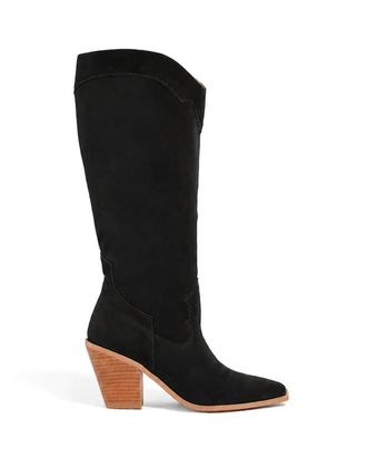 Mi.iM Womens Rhonda Suede Knee High Boots In Black