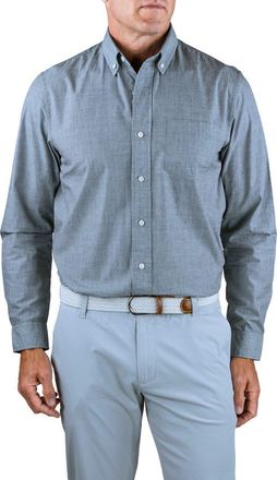 Tailor Vintage End to End Long Sleeve Button-Up Shirt in Dark Shadow at Nordstrom Rack, Size Xx-Large