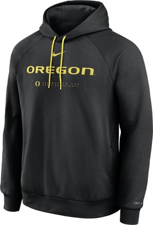 Nike Oregon Courtside Basketball Practice Nike Mens Dri-FIT Pullover Hoodie in Black | 04EJ08DPUON-REJ