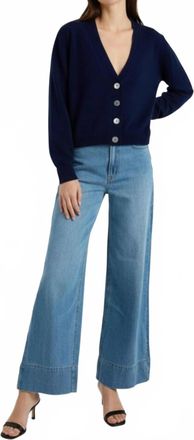 Brodie Alani Cashmere Cardigan In Navy