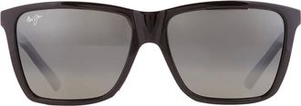 Maui Jim Cruzem Neutral Grey Rectangular Unisex Sunglasses 864-02 57 57