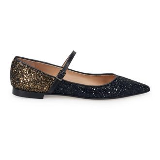 Prosperine Ballerinas, female, Multicolor, Size: 6 US Glitter Pointed-Toe Flat Shoes