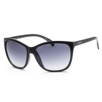 Calvin Klein Womens 60mm Black Sunglasses