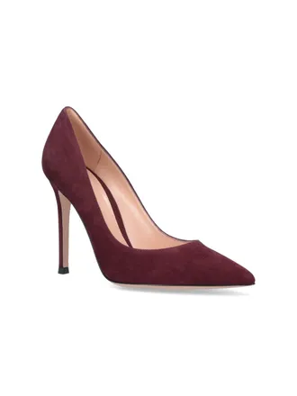Gianvito Rossi Womens With Heel Red Upper: Suede