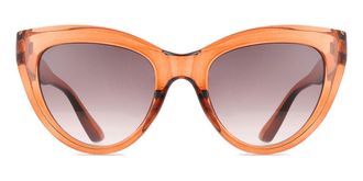 SmartBuy Collection Cat Eye Full Rim Plastic Womens Sunglasses Brown Size 54 - Free Lenses - SmartBuy Collection