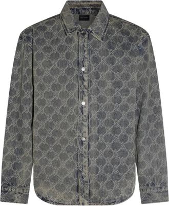 Daily Paper Clothing Hombre, Camisas, Azul, Talla: M