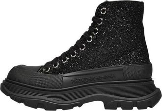 Alexander McQueen (WMNS) Alexander McQueen Tread Slick Glitter High-Top Black 666806W4JF41000