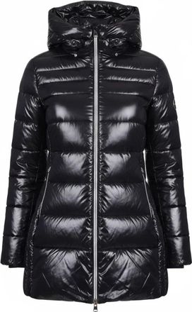 Caf&egrave;noir Winterjassen - Dames - Winterjassen - Zwart - M - Leer - Jassen