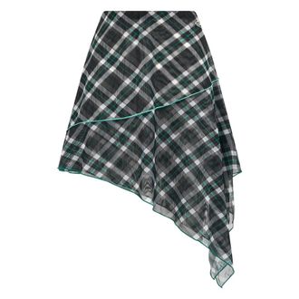 Diesel Korte rok met ruitpatroon - Dames - Rokken - Veelkleurig - Maat: XS Nylon
