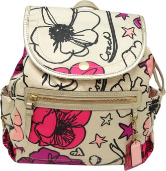 Coach Multi-Color Nylon Backpack (Pre-Owned)