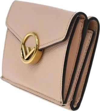 Fendi Pre-owned Leren Portemonnee - Dames - Vintage Accessoires - Roze - ONE Size - Leer - Vintage