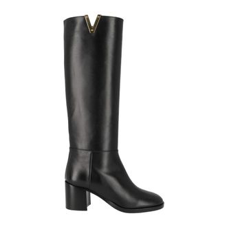 Via Roma 15 Stivale New Semplice Tacco 50 - Dames - Schoenen - Zwart - Maat: 37 EU Leer