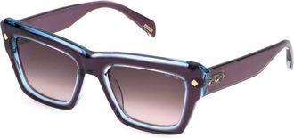 Police SPLP48 NEW DAWN 2 0J60 Womens Sunglasses Purple Size 52