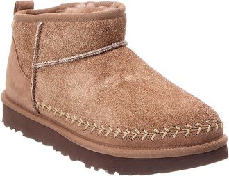 UGG Ugg W Classic Ultra Mini Biarritz Suede Bootie