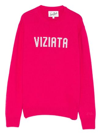 MC2 Saint Barth Maglione girocollo New Queen - Rosa