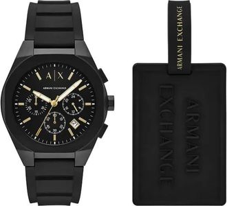 A|X Armani Exchange con quadrante rotondo 42mm - Nero
