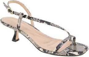 BCBGeneration Inaya Snakeskin Embossed Sandal in Multi Snake at Nordstrom Rack, Size 7