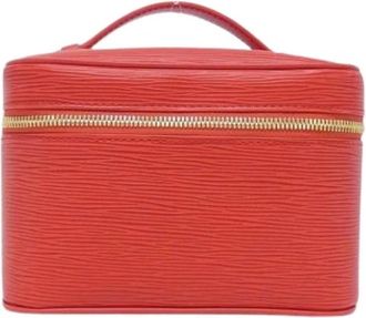 Louis Vuitton Pre-owned Nice Mini Handtas - Dames - Vintage Handtas - Rood - ONE Size - Leer - Vintage