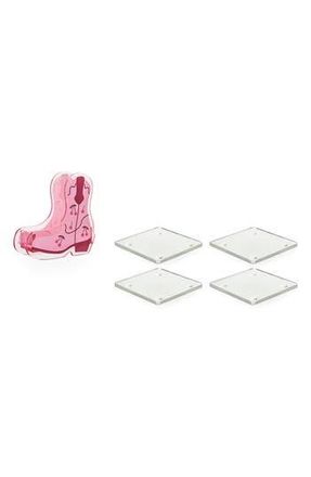 Core Home 5-Piece Western Boot Acrylic Coasters in Multi at Nordstrom Rack
